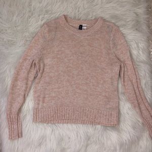 H&M pink sweater XS